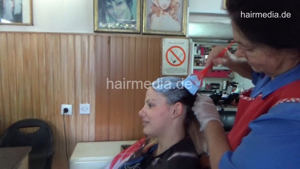 6212 undercut AleksandraS, wash by barber, bleaching, wetset smoking