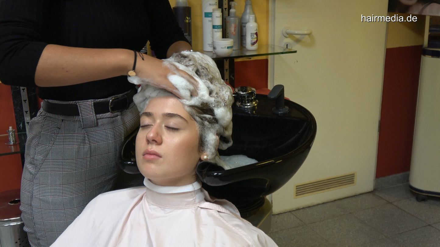 377 Aleyna by Asya salon backward shampooing thick curly hair