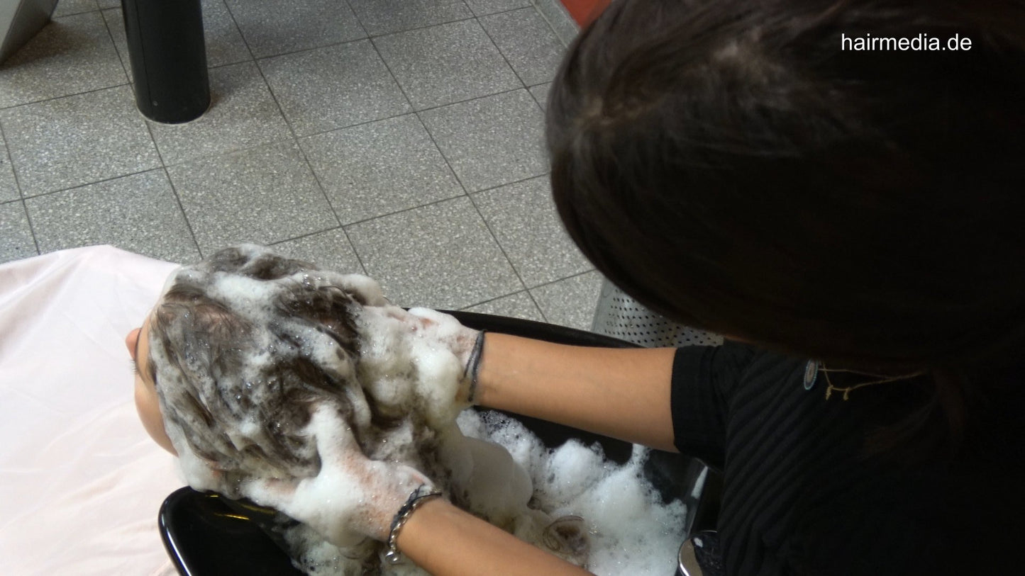 377 Aleyna by Asya salon backward shampooing thick curly hair
