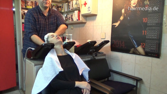 6188 Biljana backward wash and curl 30 min HD video for download