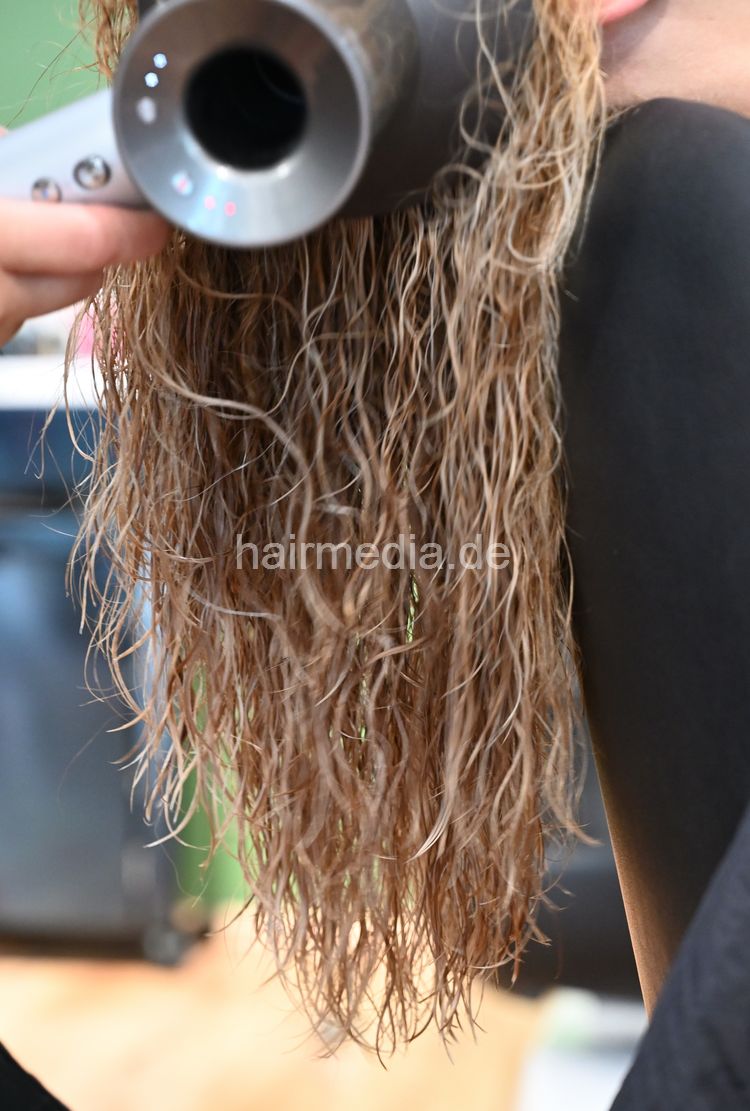 Felicia perm Part 4 haircut and blow