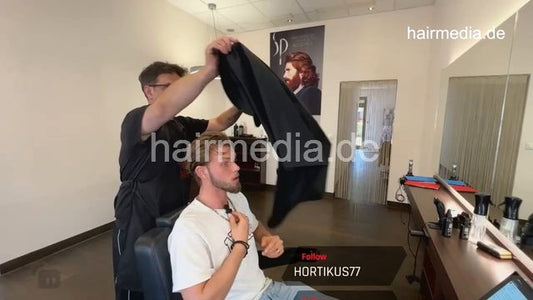 1201 Daniel buzz, shampoo, haircut