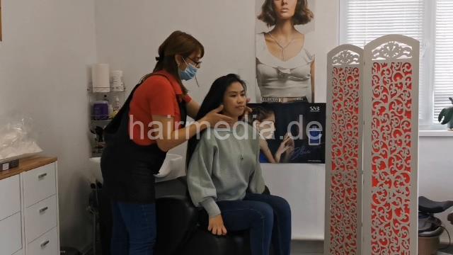 9093 21 Long Hair philippines salon shampoo and blow by barberette