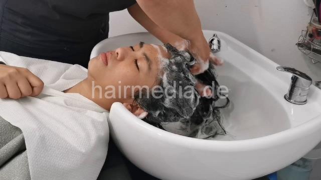 9093 21 Long Hair philippines salon shampoo and blow by barberette