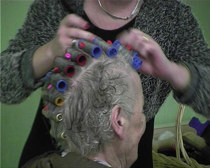 69 s0622 wet set grey hair Frankfurt