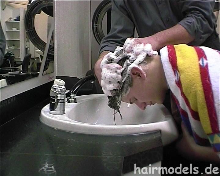 235 Jakob young man by barber in hotel and salon 2 scenes