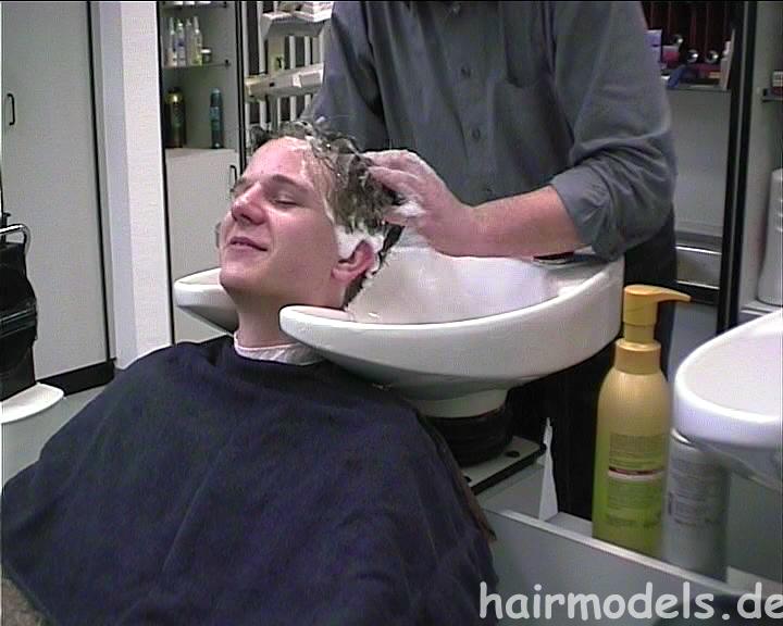 235 Jakob young man by barber in hotel and salon 2 scenes