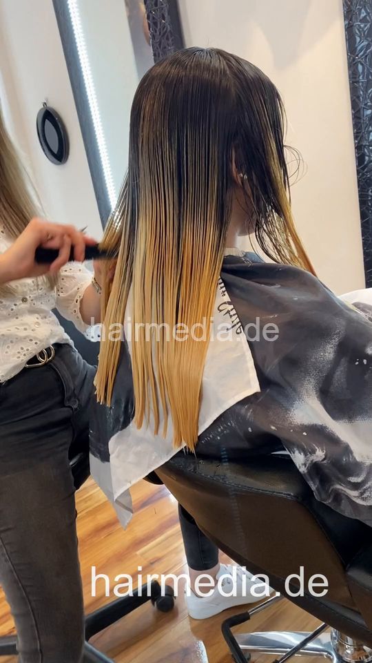 1200 MarinaM salon shampoo, haircut and blowout