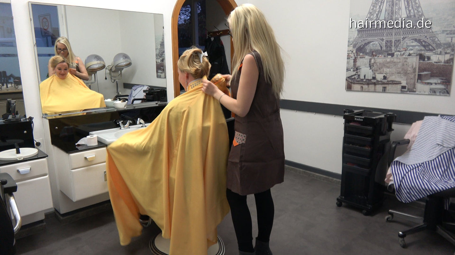 1034 MelanieM by RebekkaA caping sisters in vintage barbershop