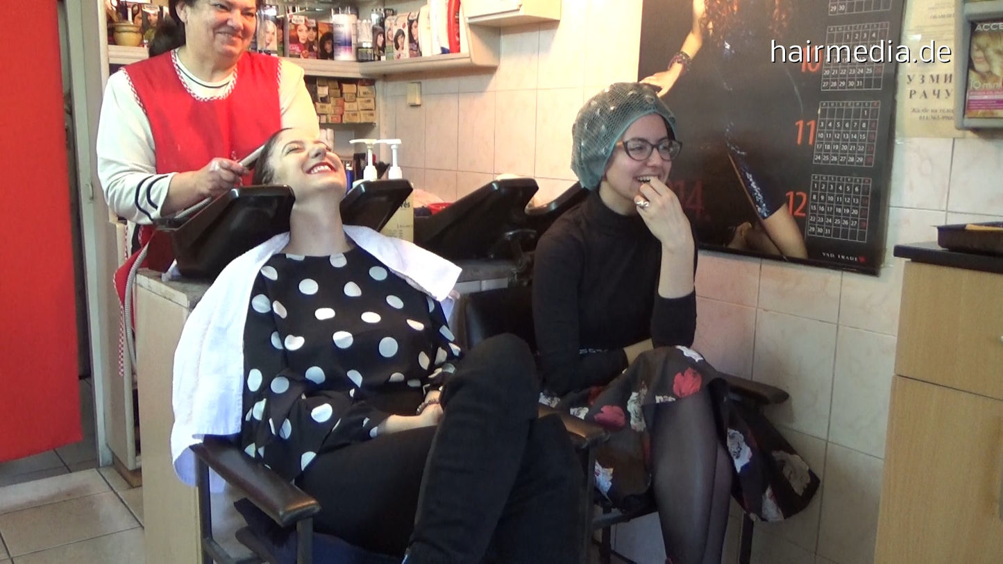 6188 Milijana backward wash by barber Frizer