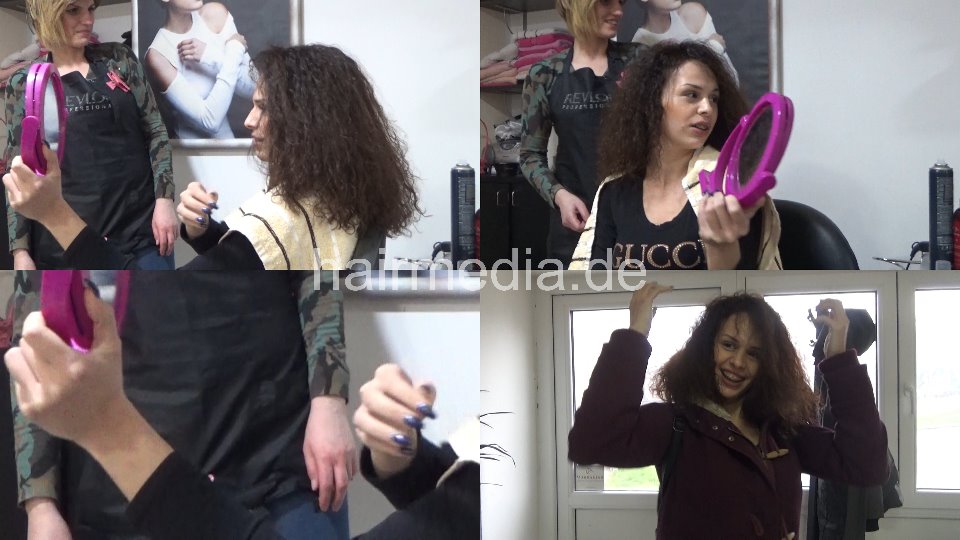7075 Stewardess Mira braces perm 58 min HD video for download