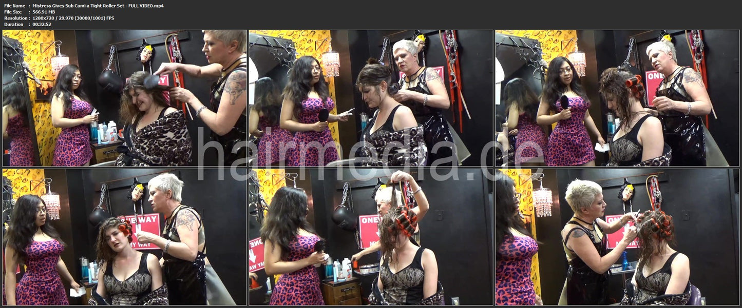 1143 Give a Tight Roller Set 33 min HD video for download