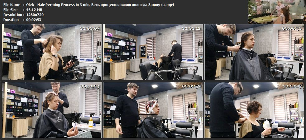 7200 Olek - perm process in 3 min