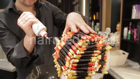 7200 Ukrainian lady complete perm by Ukrainian barber