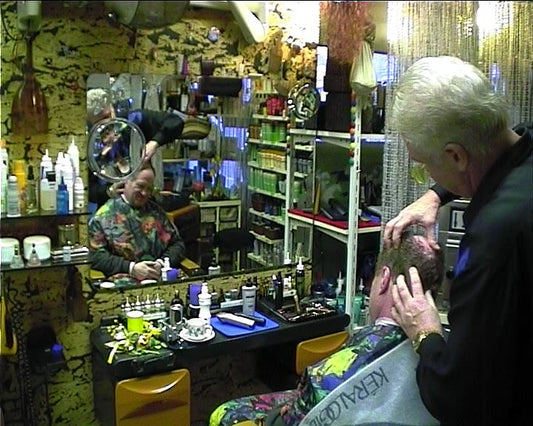 203 s0030  1999 barbershop buzz and hairwater scalp massage by barber