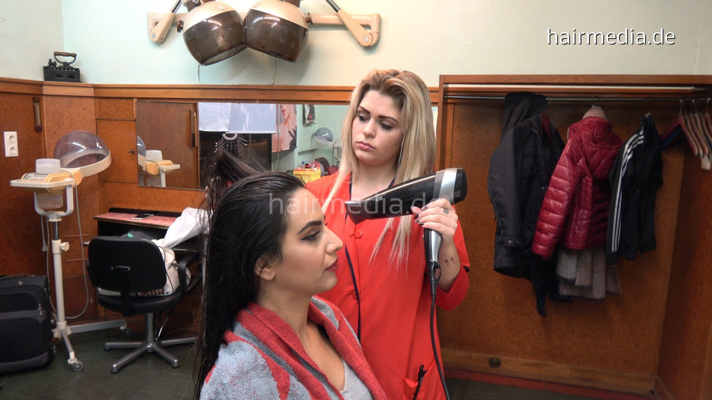 8150 Parastu by MariaK 3 backward salon hair wash shampooing