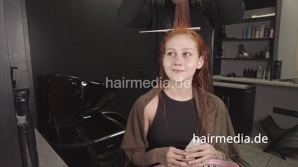 7200 Polina redhead teen perm Part 1