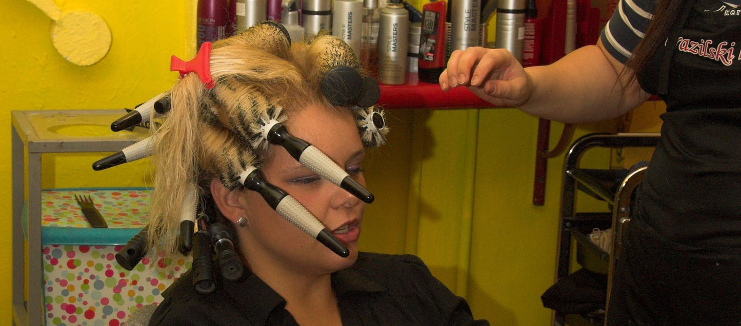 1114 Tamara 3 blow dry thick blond hair