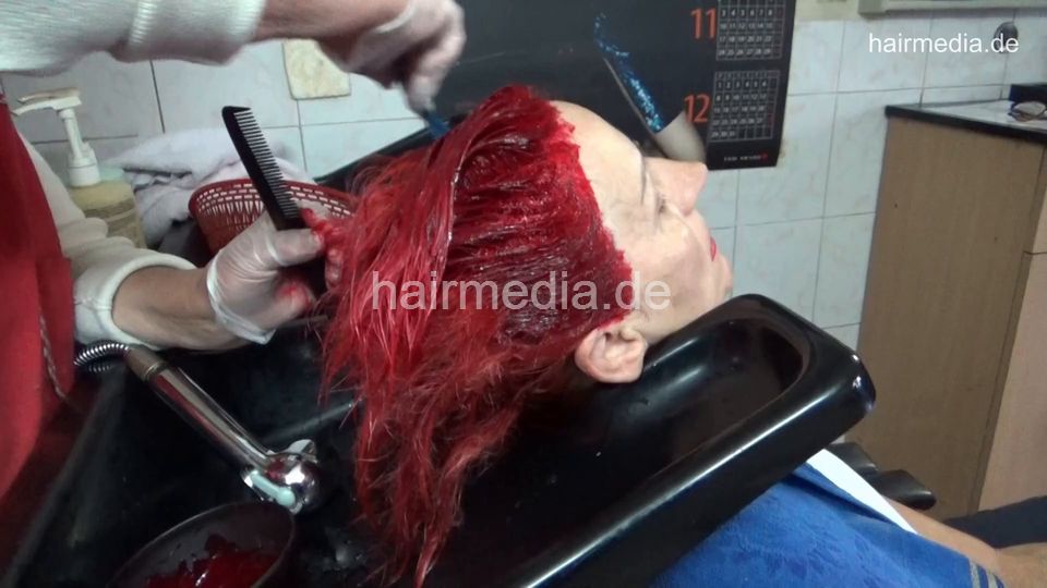 6212 Sokola shampoo, going red, red wetset complete