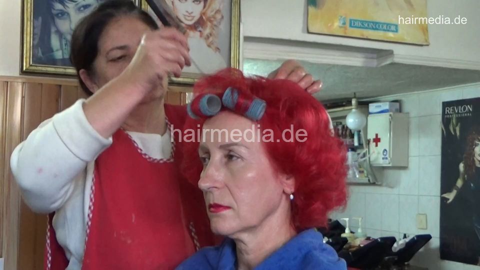 6212 Sokola shampoo, going red, red wetset complete