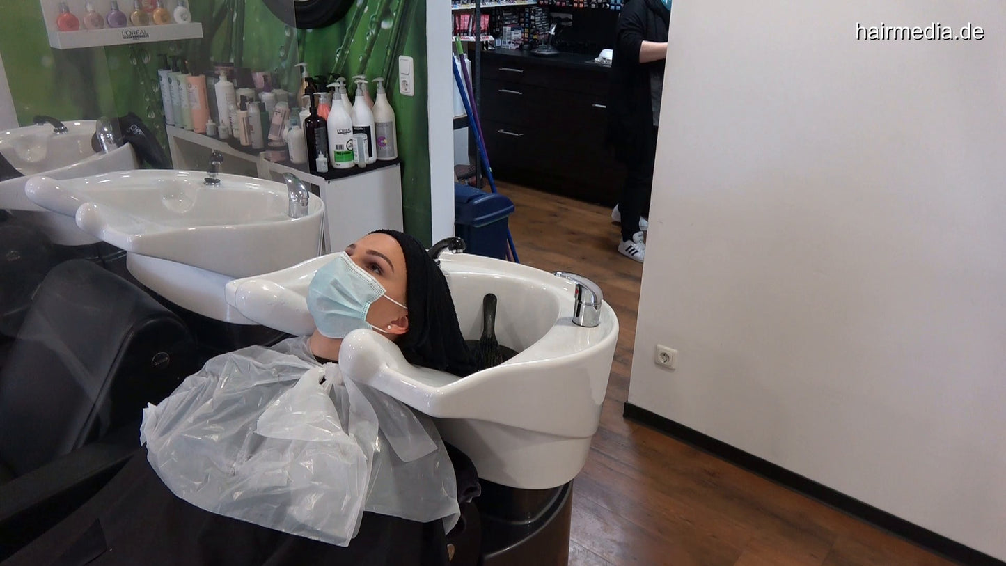 4115 TabeaH Balayage torture Part 2, shampooing parts 67 min HD video for download