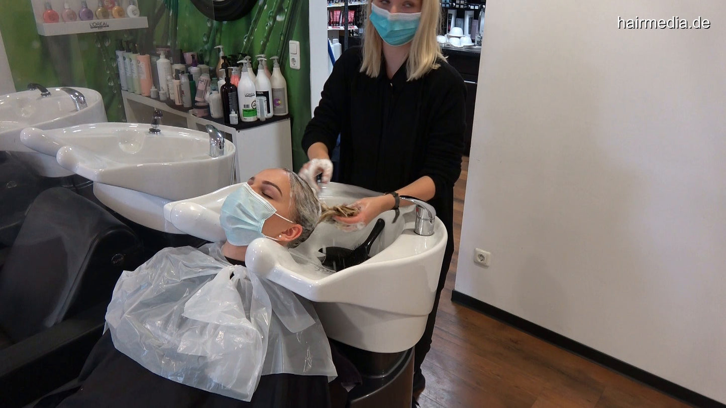 4115 TabeaH Balayage torture Part 2, shampooing parts 67 min HD video for download