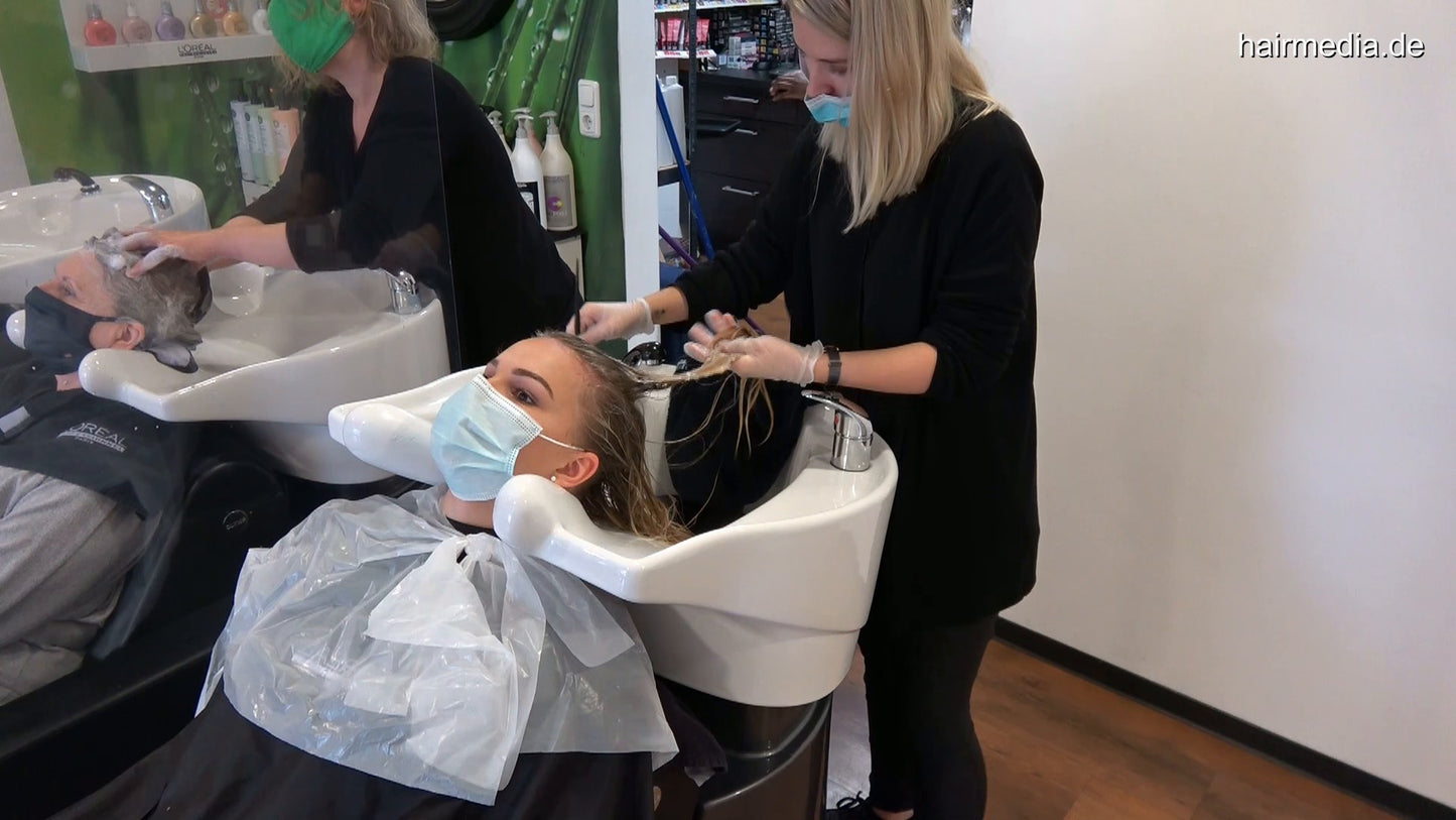 4115 TabeaH Balayage torture Part 2, shampooing parts 67 min HD video for download
