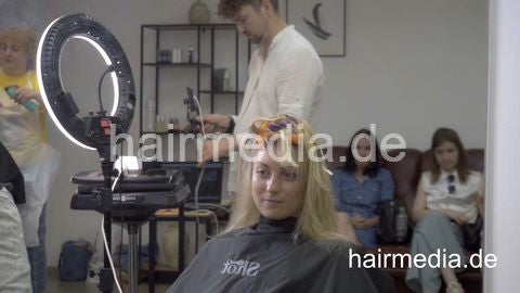7200 Marina roots perm at workshop Ukrainian perm Part 1
