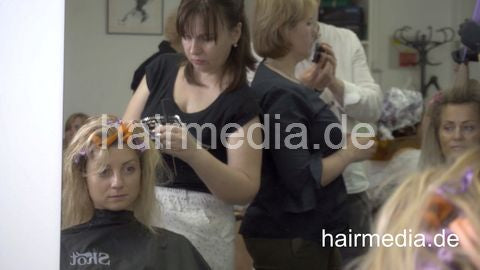 7200 Marina roots perm at workshop Ukrainian perm Part 1