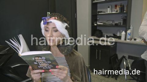 7200 Maria Kucher short hair perm Part 2 by Ukrainian barber