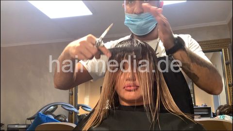 4117 Judy 0821 highlighting Part 4 haircut by barber