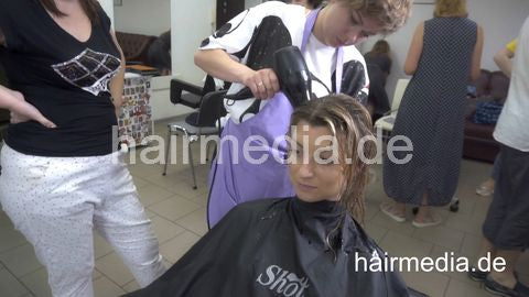7200 Marina roots perm at workshop Ukrainian perm Part 2