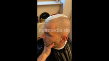 Load image into Gallery viewer, 2012 20210908 headshave and red stripe bleaching