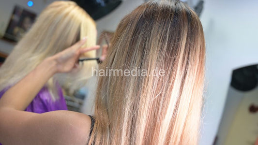 8200 Sylwia 1 cut hair dry haircut clippercut by Zoya