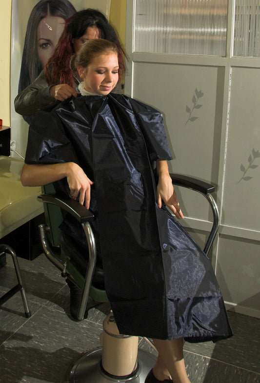 a0031 Olivia Garden Glamour Midnight Blue haircut cape