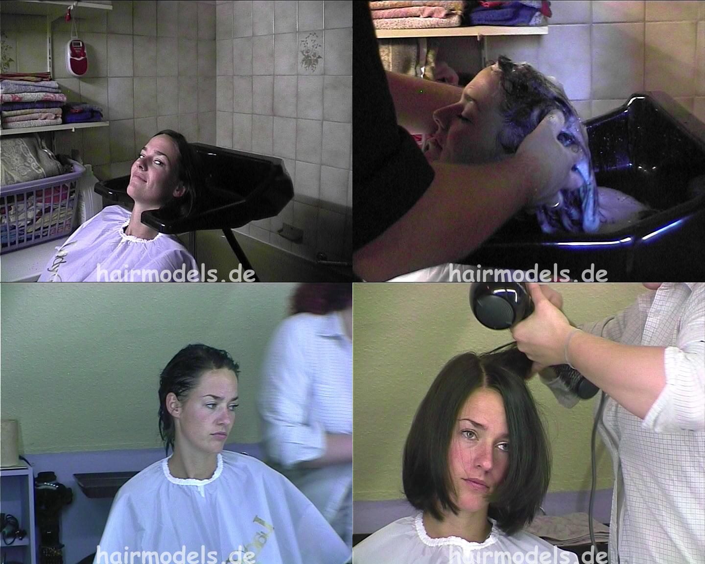 966 shampoocasting Munich 4 Models by Gabriela and Barber