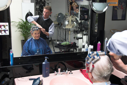 6066 grey hair 2 wet set by barber