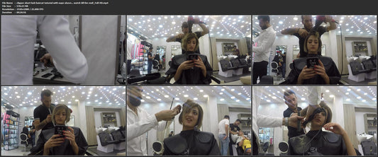 1062 clipper short bob haircut tutorial with nape shave... watch till the end!