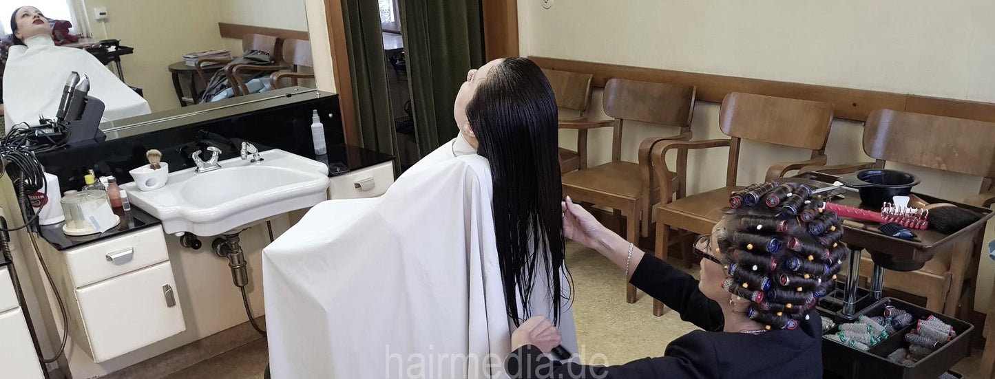 8151 Katia by Dzaklina shampoo and cut complete 45 min video for download
