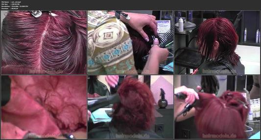 h009 going red video for download coloring and haircut