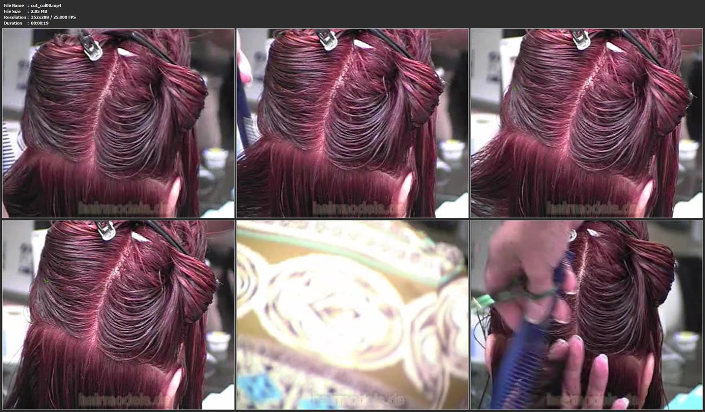 h009 going red video for download coloring and haircut