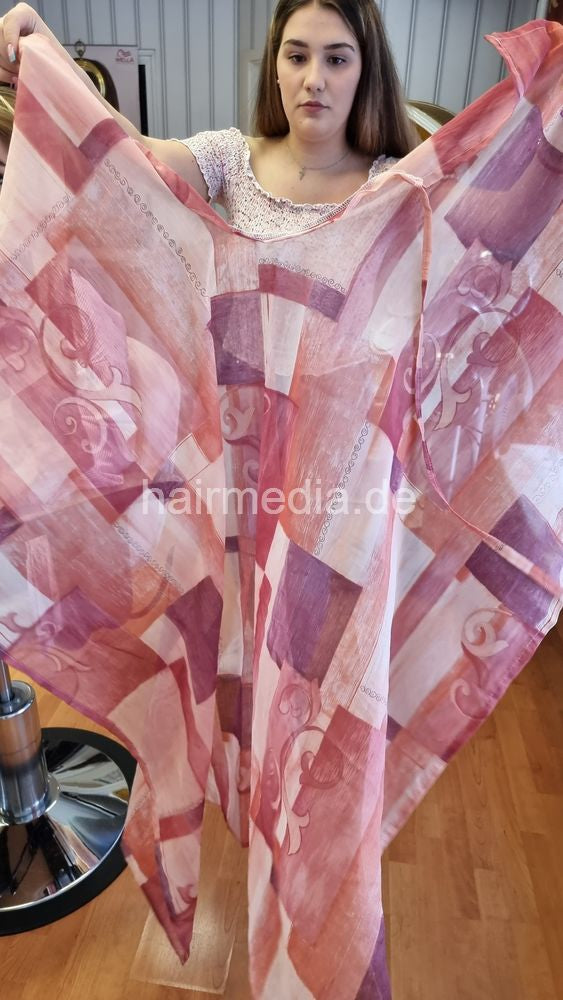 Inge TV unique very large nylon cape tieclosure thin style, transparent cape e0124