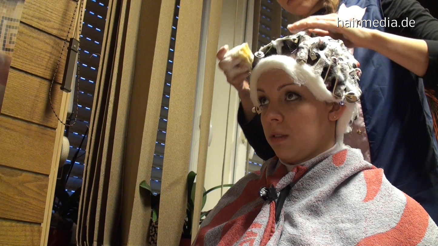 7073 Tea complete shampoo and perm 181 min HD video for download