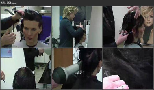 h067 Erfurt Salon GDR cut and blow dry Vokuhila