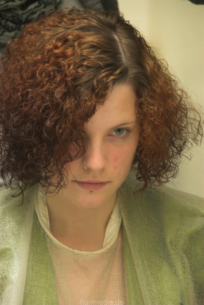 7025 Maike 2 teen foam perm Hannover by mature barberette