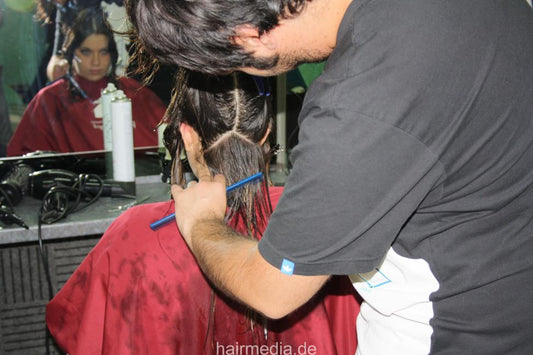 8078 Gianni hairmedia shampoo and haircut Italy 17 min video for download