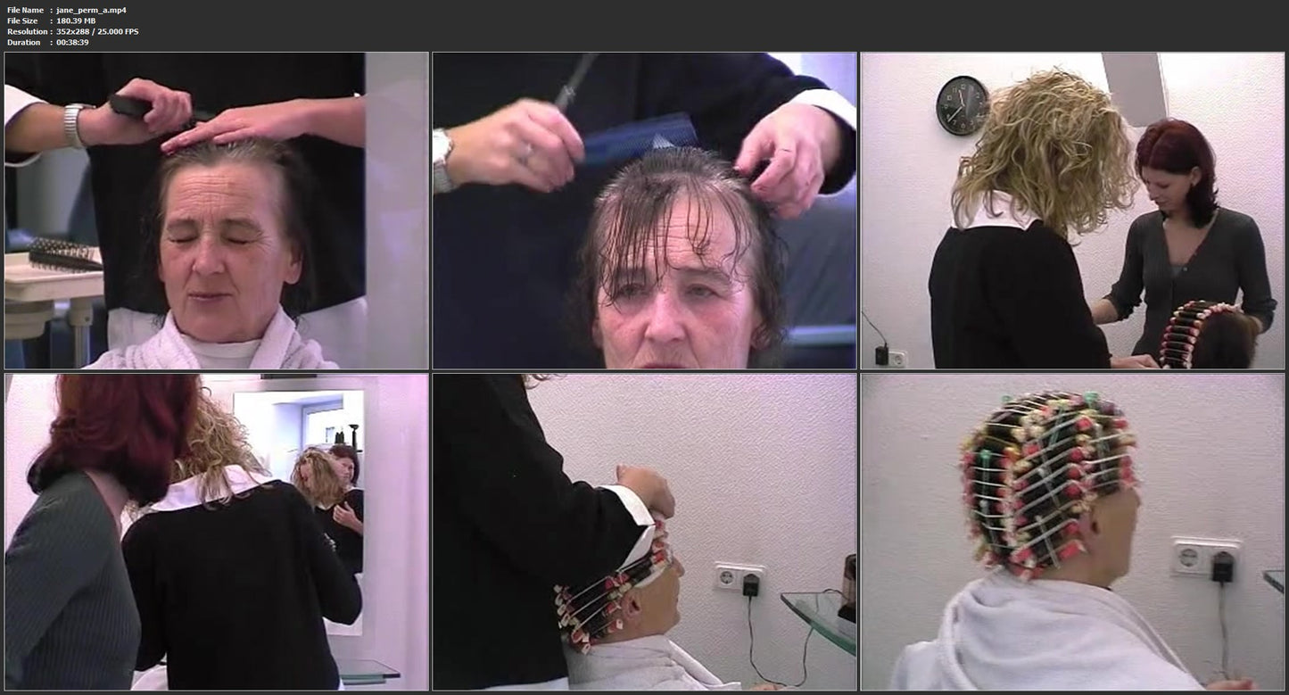 h051 Jane perm Part 1 Dauerwelle Erfurt