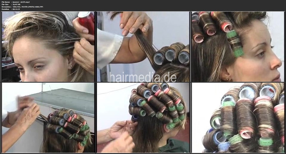 6199 Karens wet set and updo