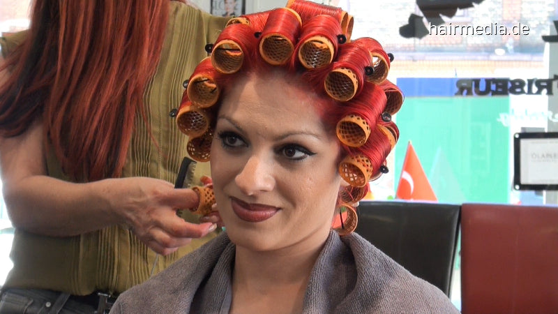 4109 Kia 92 fresh Redhead Roller Set