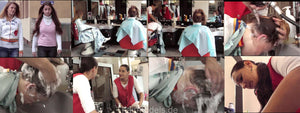 524 Janice strong barbershop barberchair forwardwash hair shampoo by mom